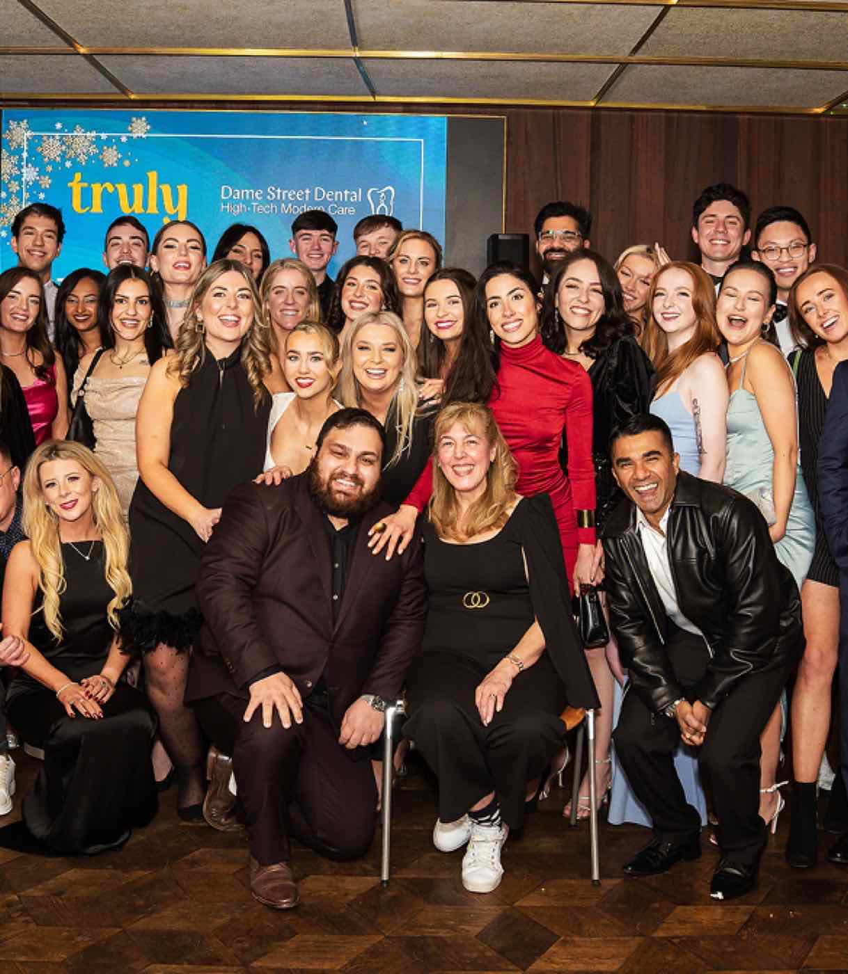 Truly team at a company celebration