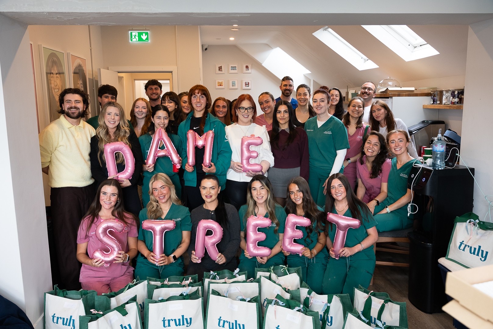 The Truly team at Dame Street Dental Hospital, Dublin