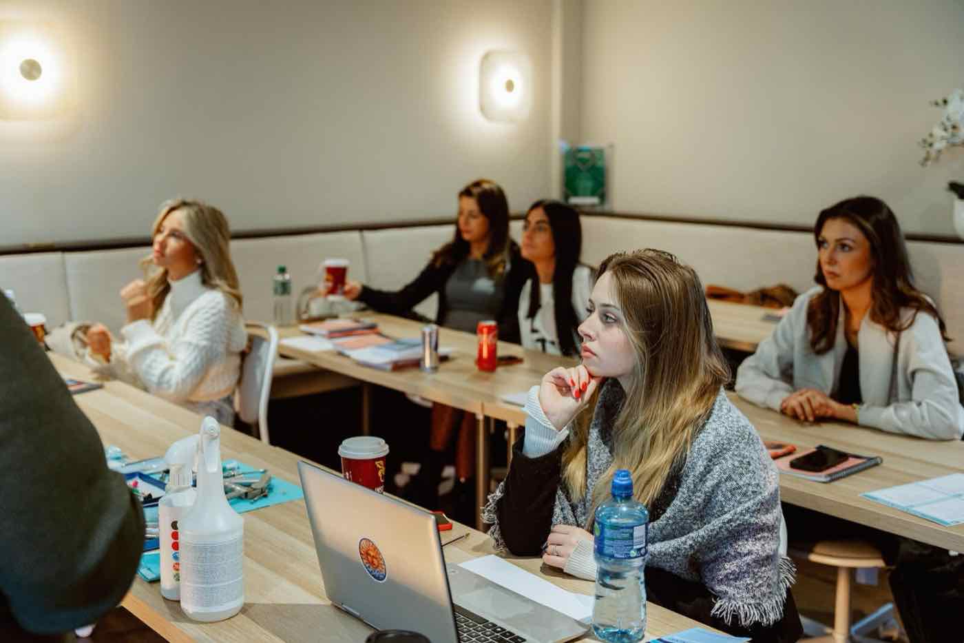 Students in class